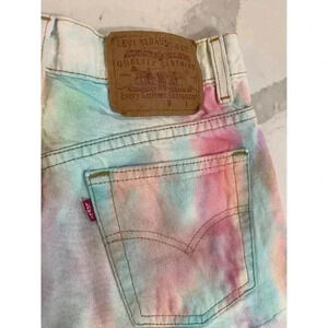 Juniors Levi’s Rad Tie Dye Vintage Inspired Shorts Size 5